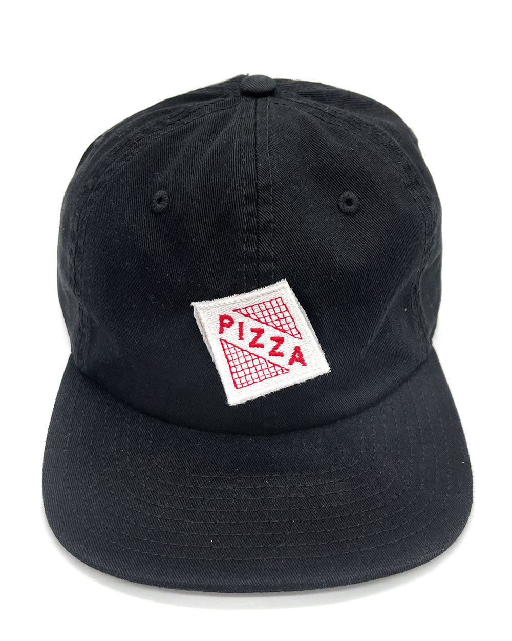 The Whole Pizza Dad Hat - Black (Liftable Design!)-Crewel and Unusual-Strange Ways