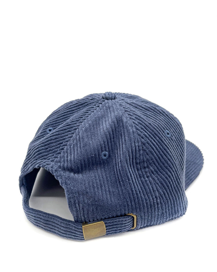 The Whole Pizza Corduroy Hat - Blue (Liftable Design!)-Crewel and Unusual-Strange Ways