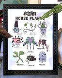 Haunted House Plants Art Print (8.5" x 11")-HanFran-Strange Ways