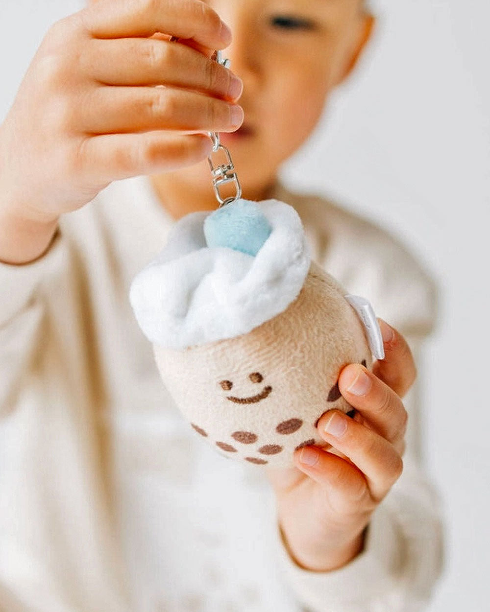 Boba Milk Tea Plush Keychain Charm-A Jar Of Pickles-Strange Ways