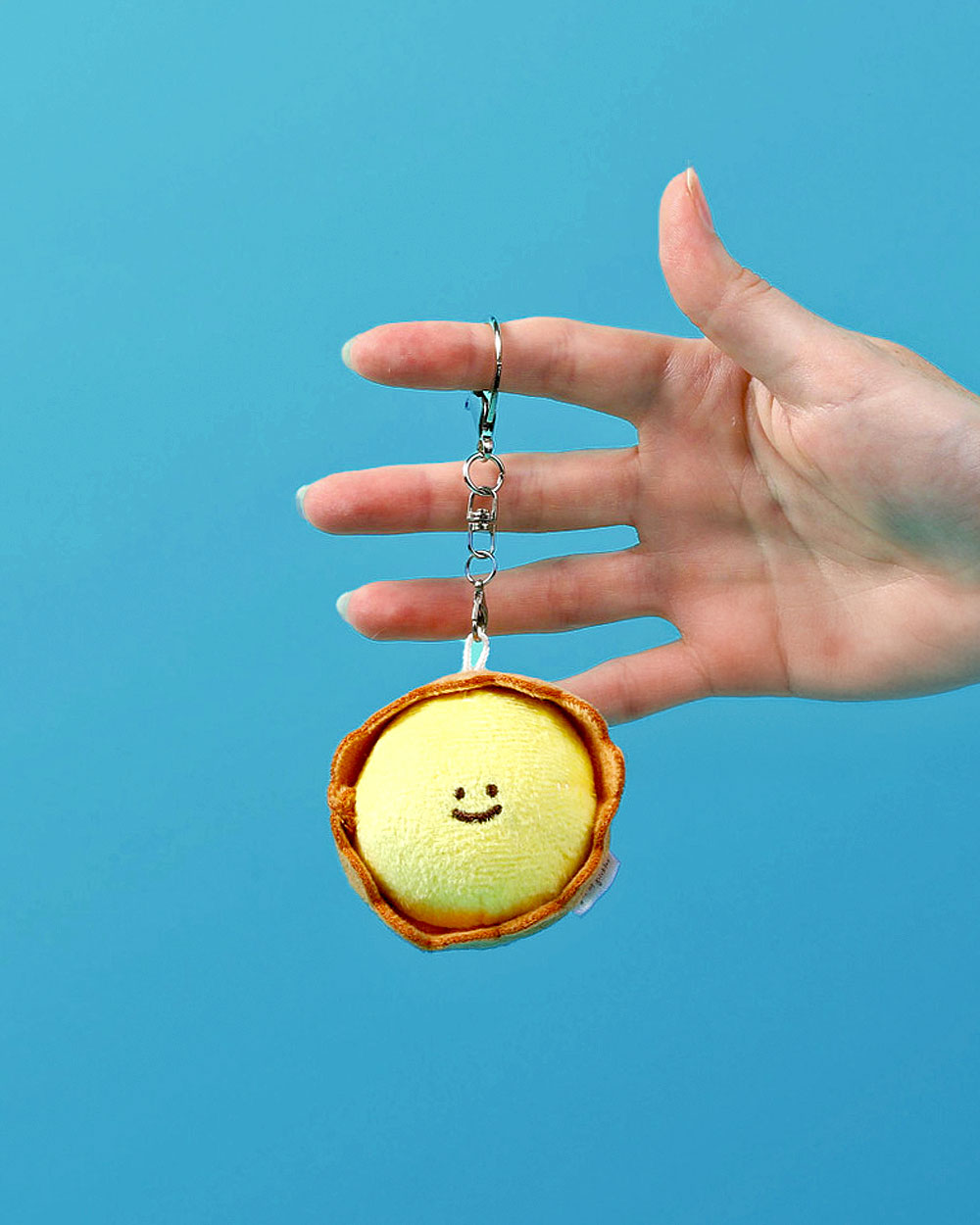 Dan Tat Egg Tart Plush Keychain Charm-A Jar Of Pickles-Strange Ways