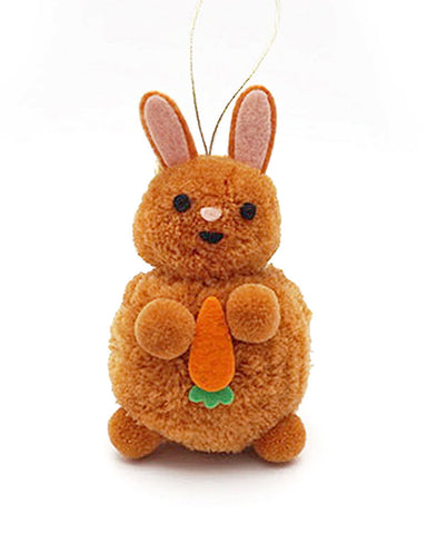 Bunny Pom Pom Ornament (Limited Edition)