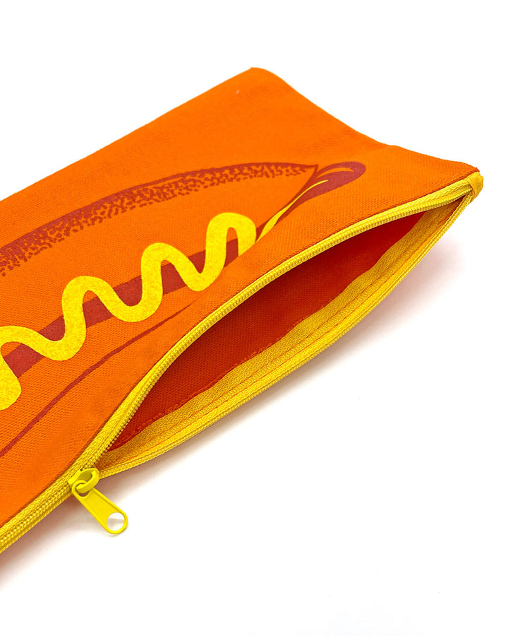 Hot Dog / Dachshund Dog Travel Pouch-Pier Six Press-Strange Ways