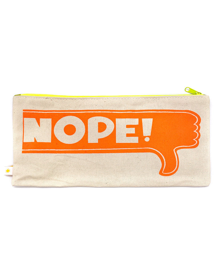 Okay! / Nope! Travel Pouch-Pier Six Press-Strange Ways