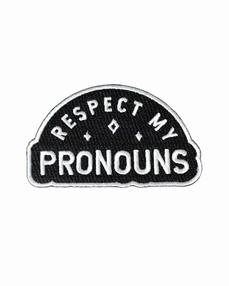 Respect My Pronouns Patch-Bianca Designs-Strange Ways