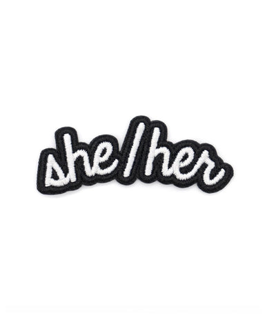 She / Her Small Pronoun Patch