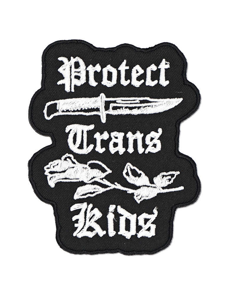 Protect Trans Kids Patch-Transfigure Print Co.-Strange Ways