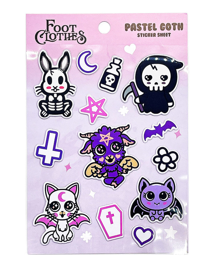 Pastel Goth Puffy Stickers Sheet-Marika Paz-Strange Ways