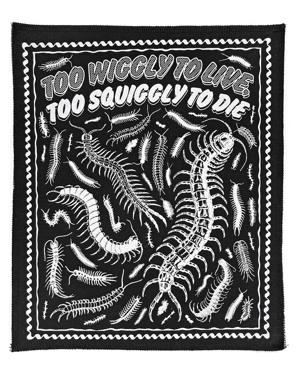 Too Wiggly, Too Squiggly Large Back Patch-Arcane Bullshit-Strange Ways