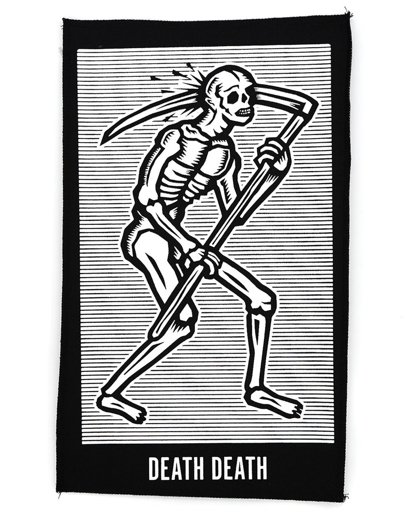Death Death Large Fabric Back Patch-Arcane Bullshit-Strange Ways