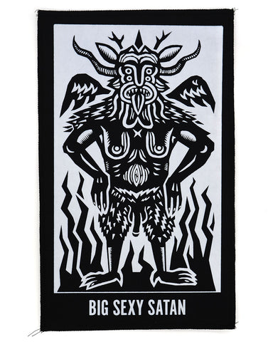 Big Sexy Satan Large Fabric Back Patch