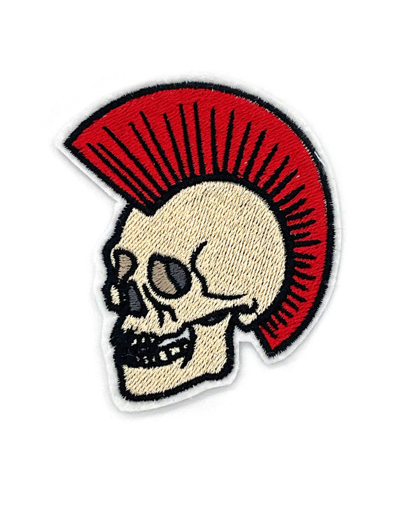 Skull Mohawk Patch-Project Pinup-Strange Ways