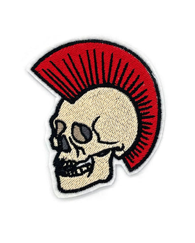 Skull Mohawk Patch