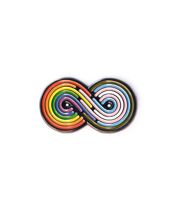 Infinite Queer Pride Pin-Bianca Designs-Strange Ways