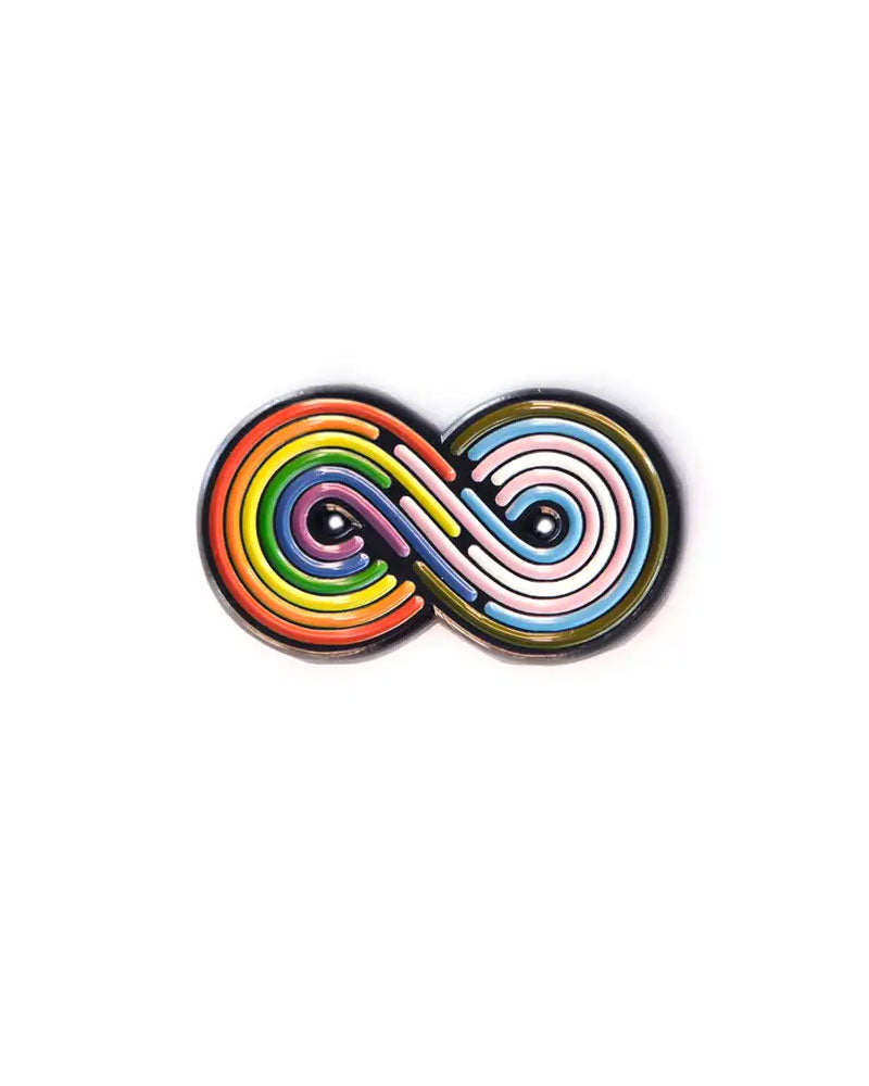 Infinite Queer Pride Pin-Bianca Designs-Strange Ways