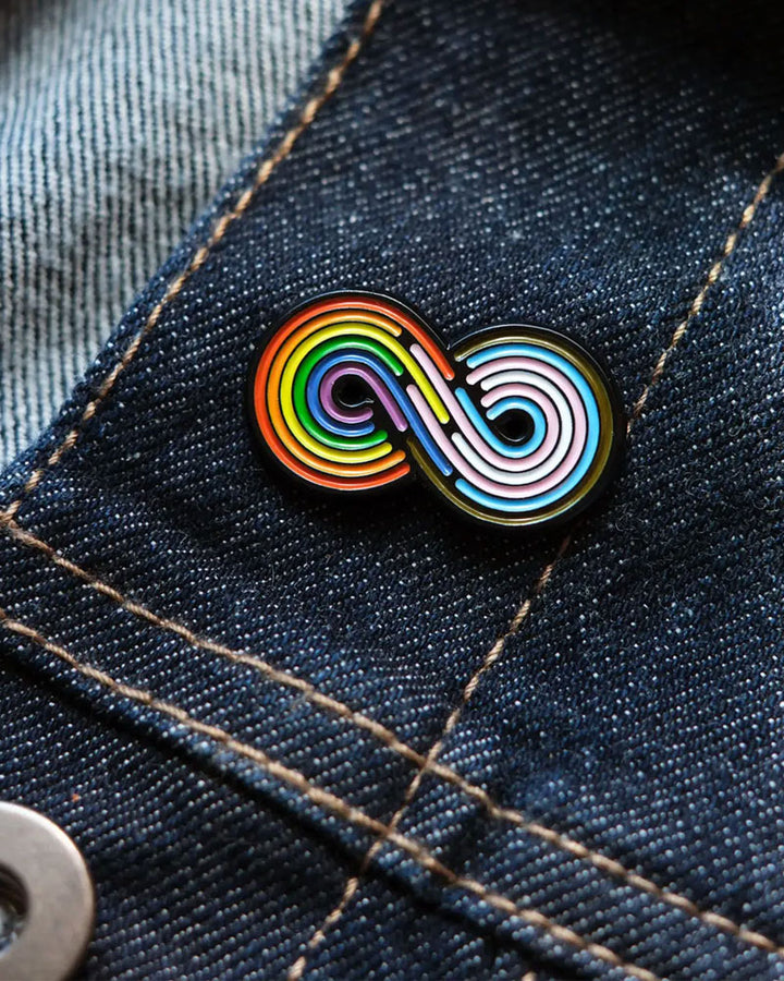 Infinite Queer Pride Pin-Bianca Designs-Strange Ways