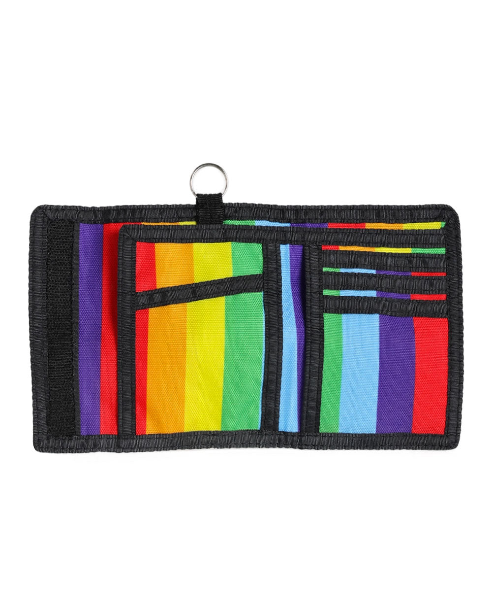 Rainbow Stripe Bi-Fold Wallet-Fydelity-Strange Ways