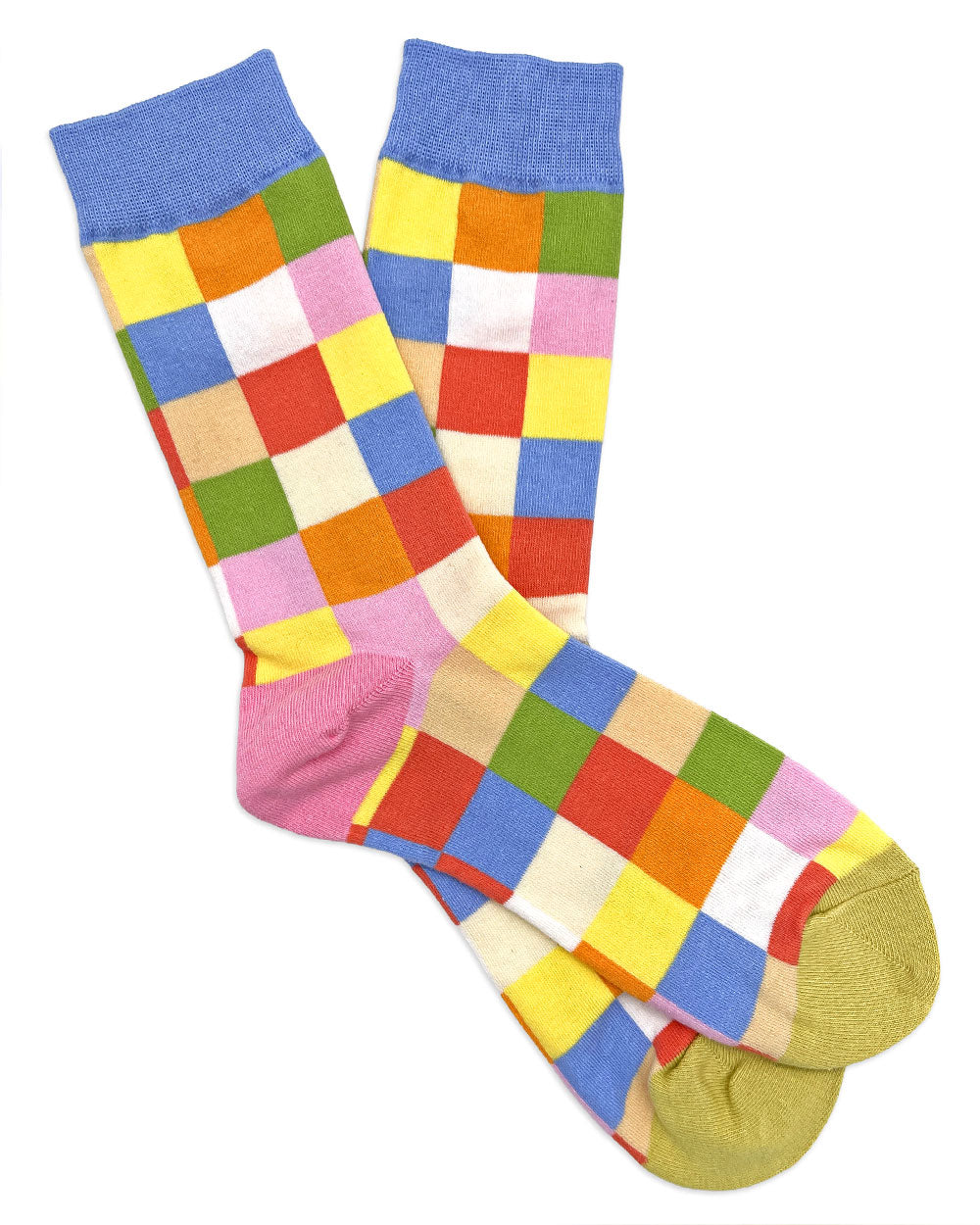 Rainbow Grid Socks-Idlewild Co.-Strange Ways
