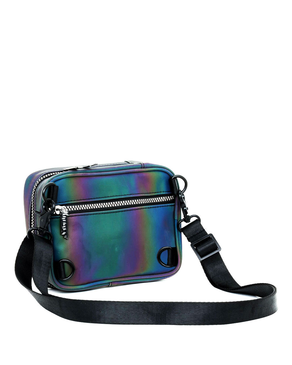 Reflective Rainbow Crossbody Sling + Mini Backpack Bag-Fydelity-Strange Ways
