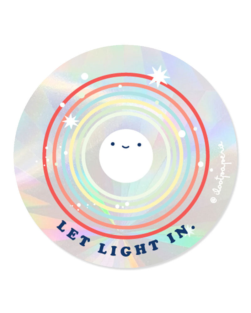 Let Light In Rainbow Suncatcher Window Decal-ILootPaperie-Strange Ways