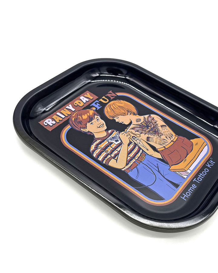 Rainy Day Fun (Home Tattoos) All-Purpose Tray-Steven Rhodes-Strange Ways