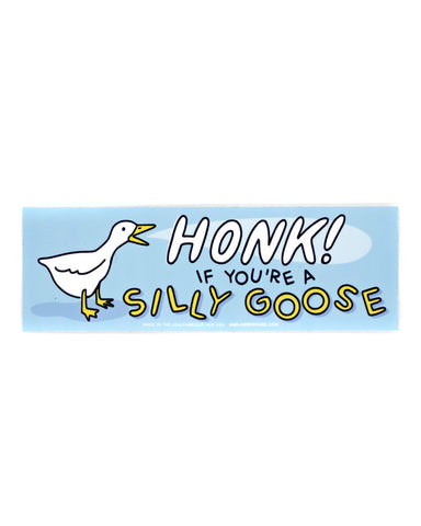 Silly Goose Removable Bumper Sticker