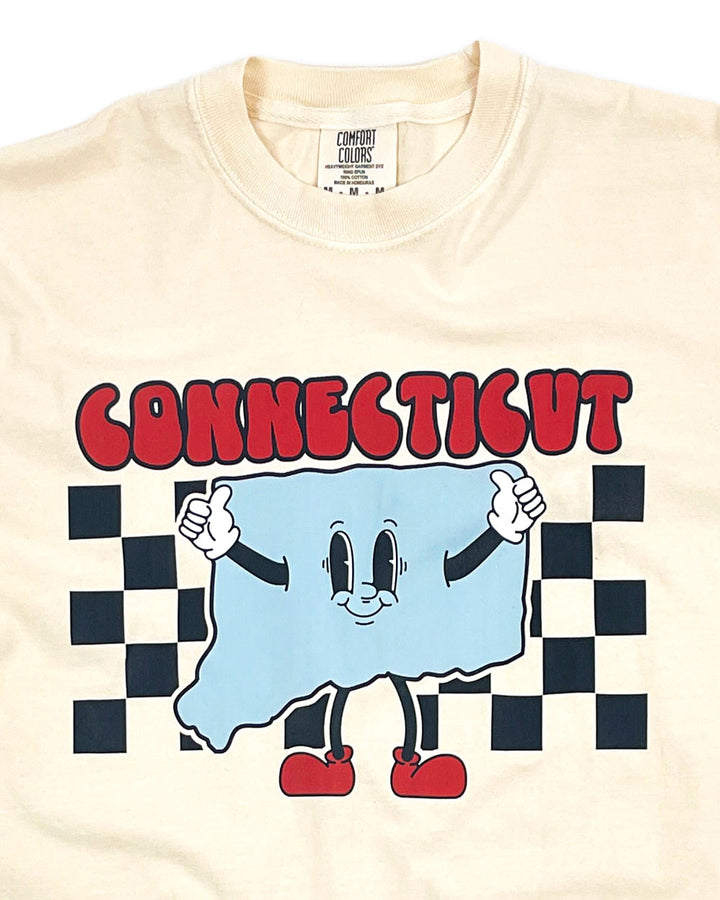 Retro Connecticut Checkered Unisex Shirt-Gia Gifts-Strange Ways