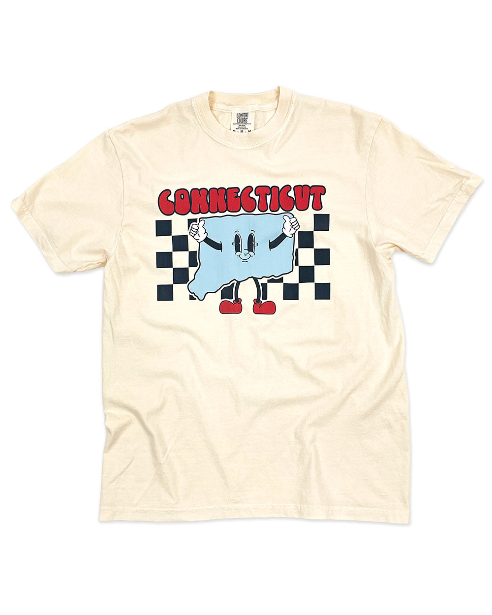 Retro Connecticut Checkered Unisex Shirt-Gia Gifts-Strange Ways