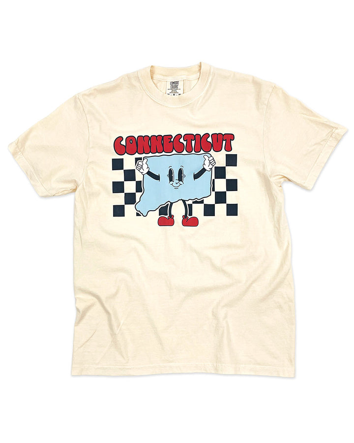 Retro Connecticut Checkered Unisex Shirt-Gia Gifts-Strange Ways