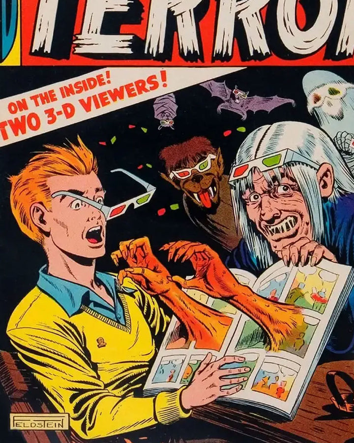 EC Comics Tales From The Crypt Of Terror Art Print (12" x 18")-Retro-a-go-go!-Strange Ways