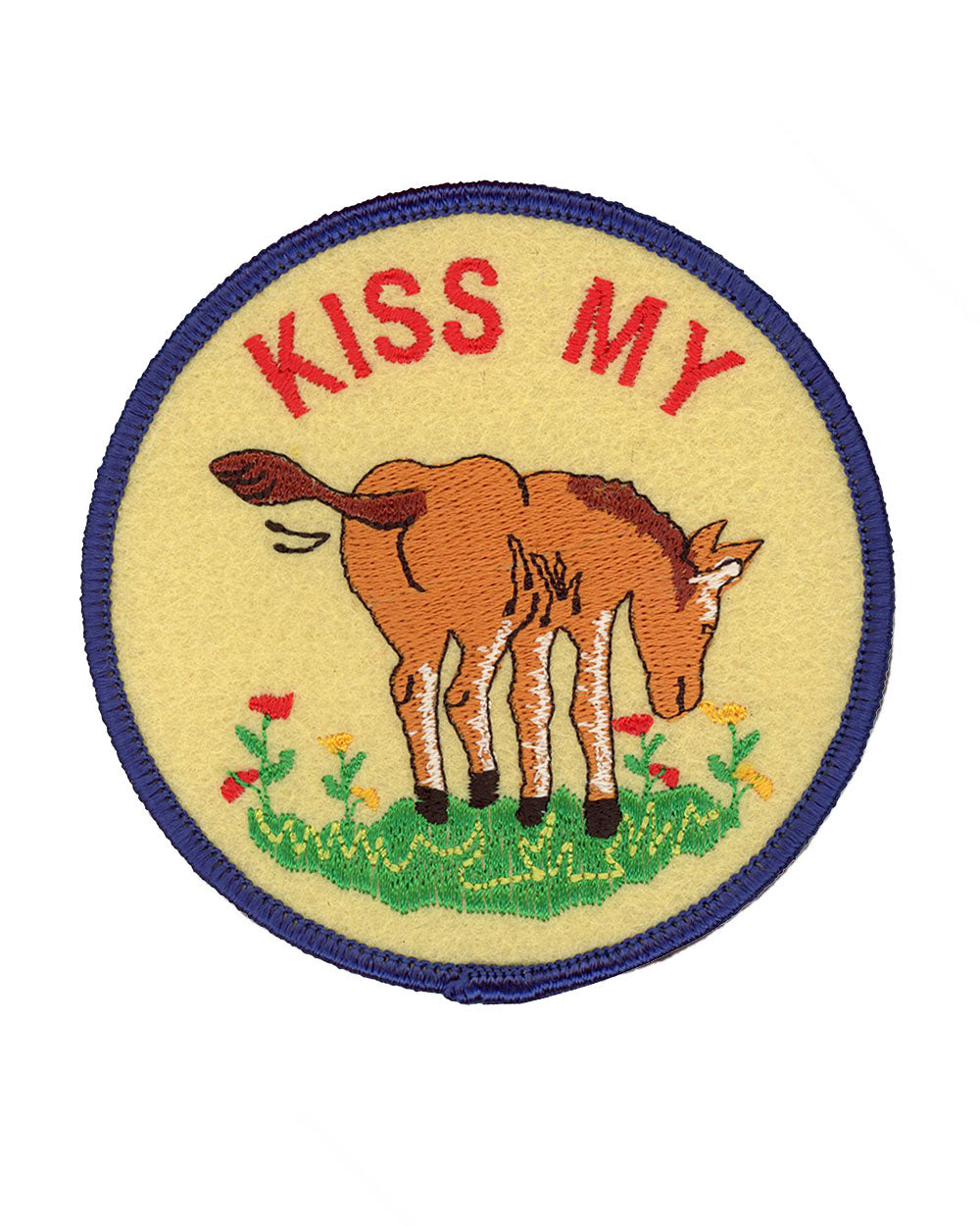 Kiss My Ass Donkey Patch-Patch Ya Later-Strange Ways