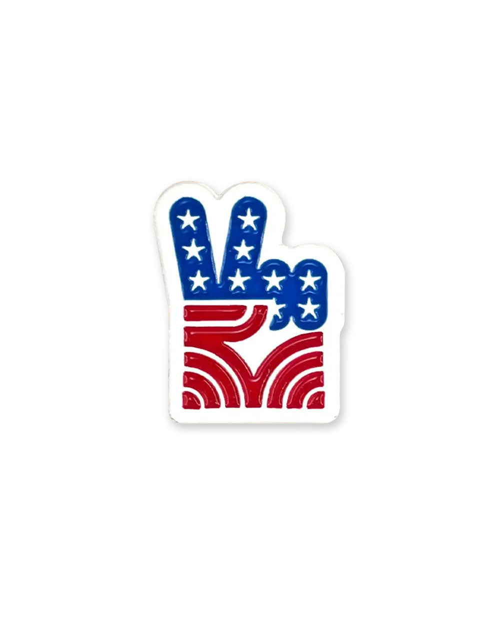 Peace Fingers Pin