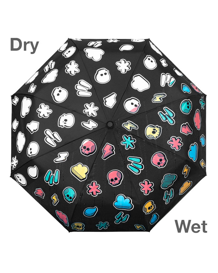 Weather Pattern Umbrella (Color-Changing)-SUCK UK-Strange Ways