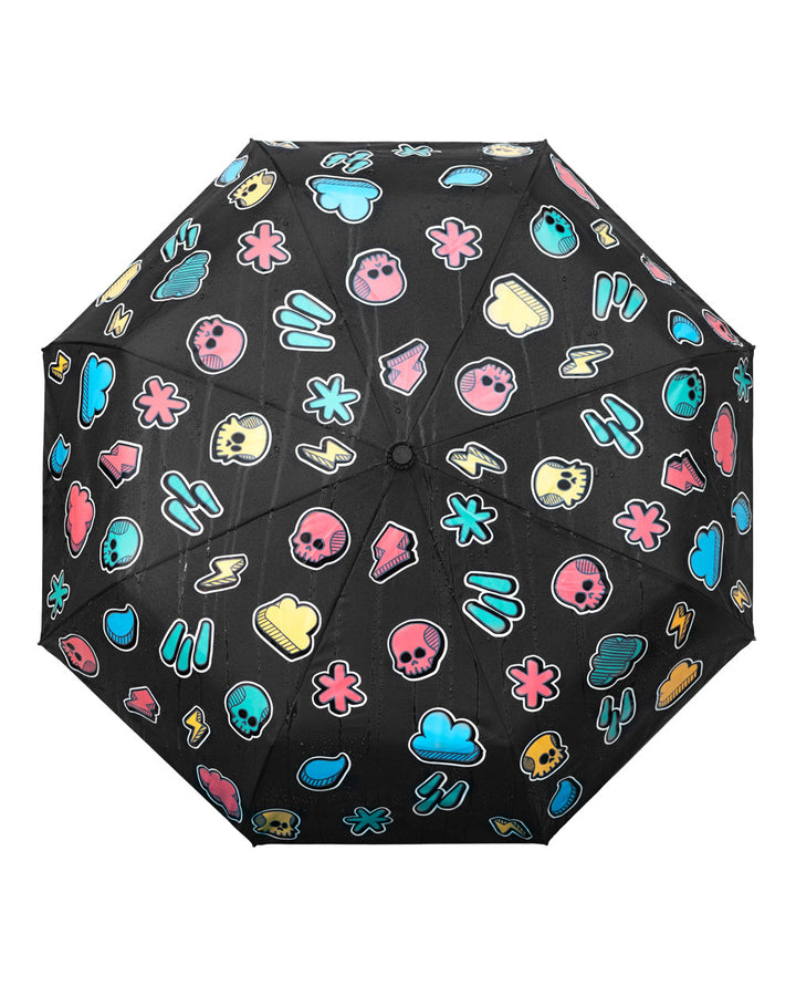 Weather Pattern Umbrella (Color-Changing)-SUCK UK-Strange Ways