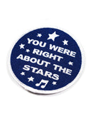 Wilco - You Were Right About The Stars Patch-Oxford Pennant-Strange Ways