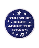 Wilco - You Were Right About The Stars Patch-Oxford Pennant-Strange Ways
