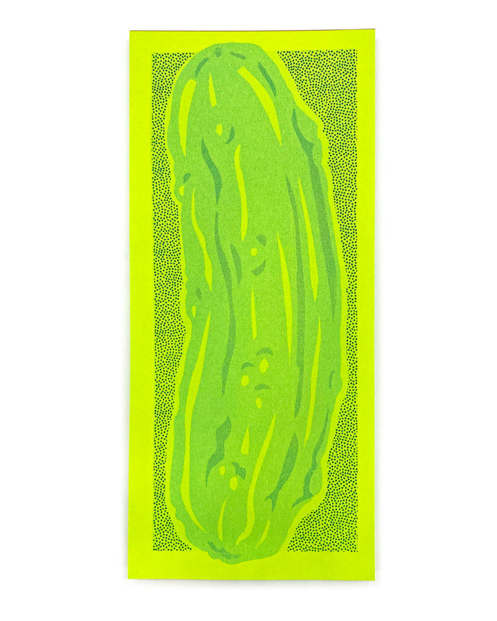 Pickle Risograph Notepad-Pier Six Press-Strange Ways