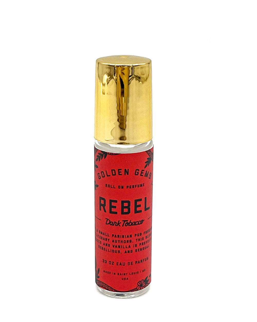 Rebel Perfume Roller (10ml)-Golden Gems-Strange Ways