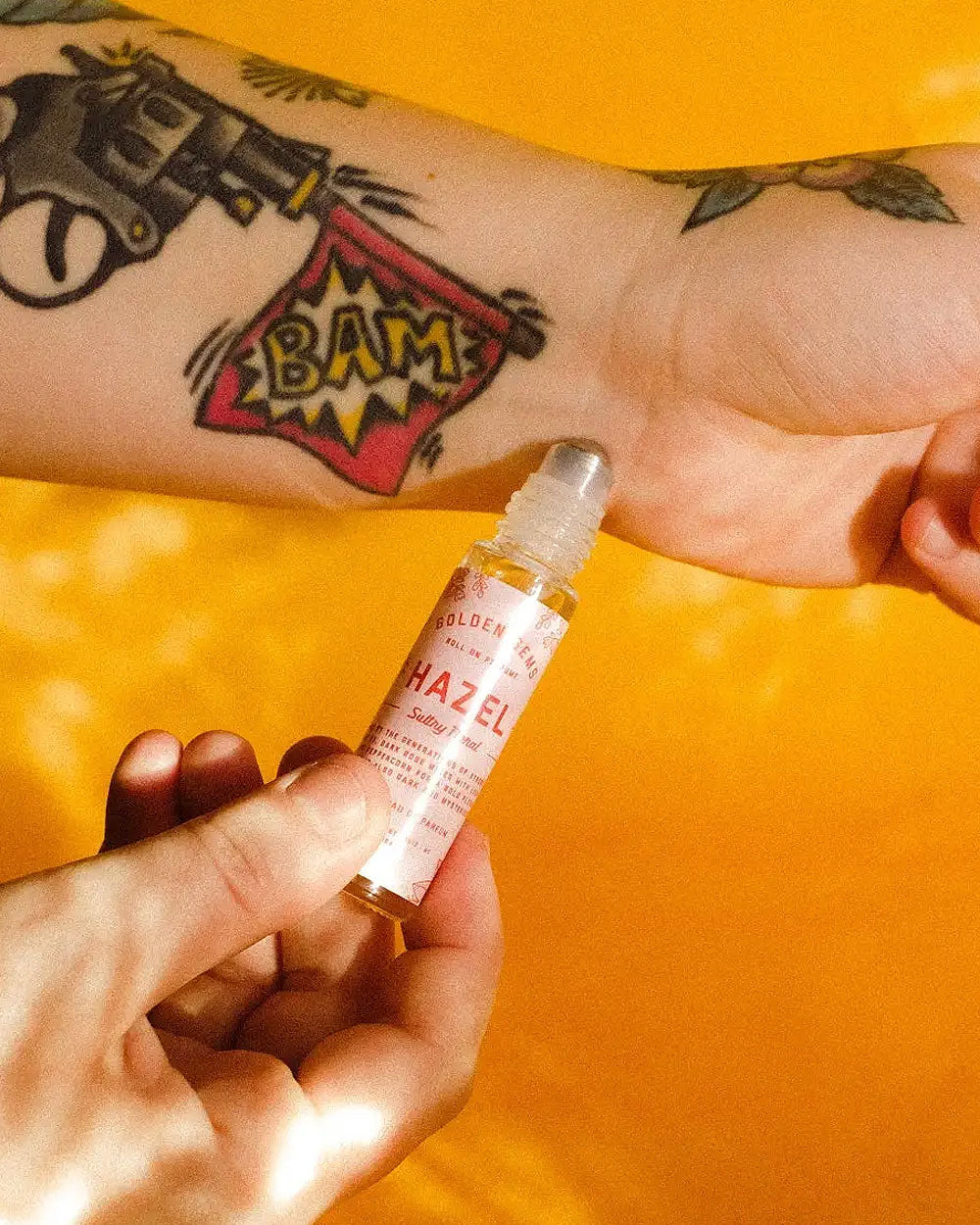 Hazel Perfume Roller (10ml)-Golden Gems-Strange Ways