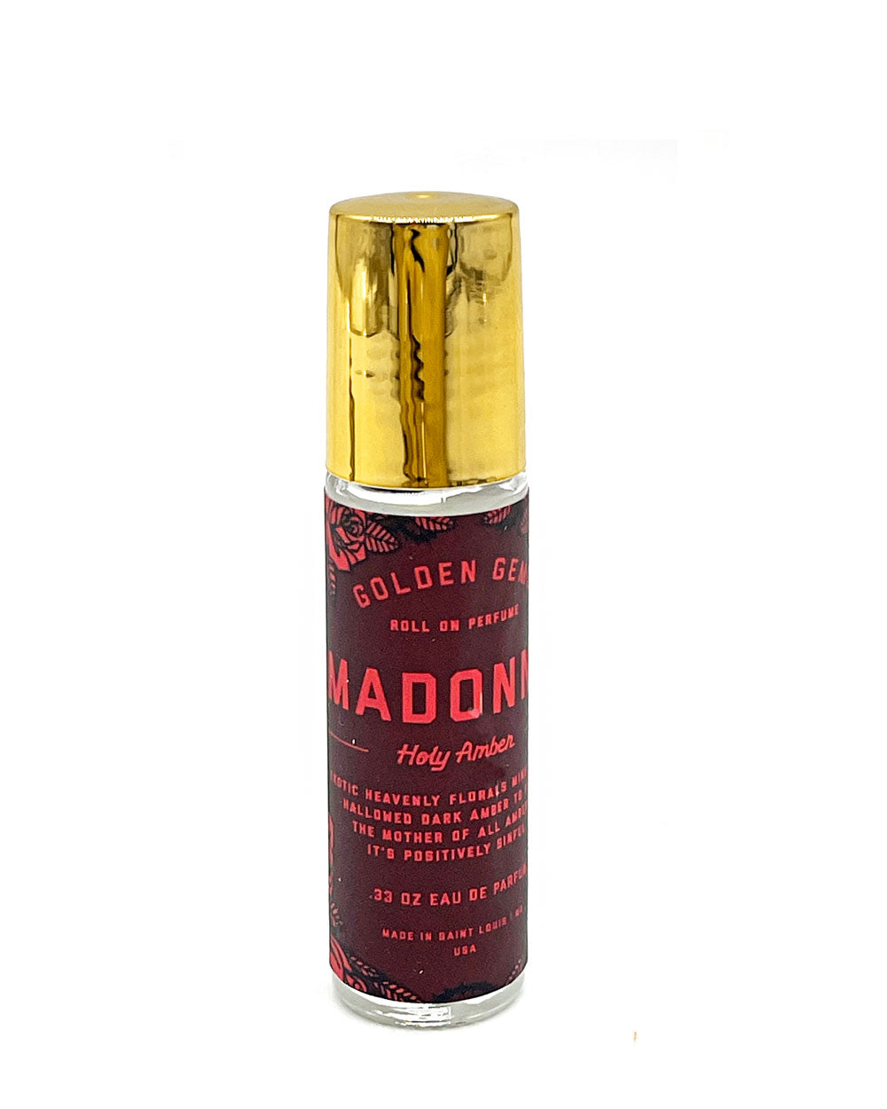 Madonna Perfume Roller (10ml)-Golden Gems-Strange Ways