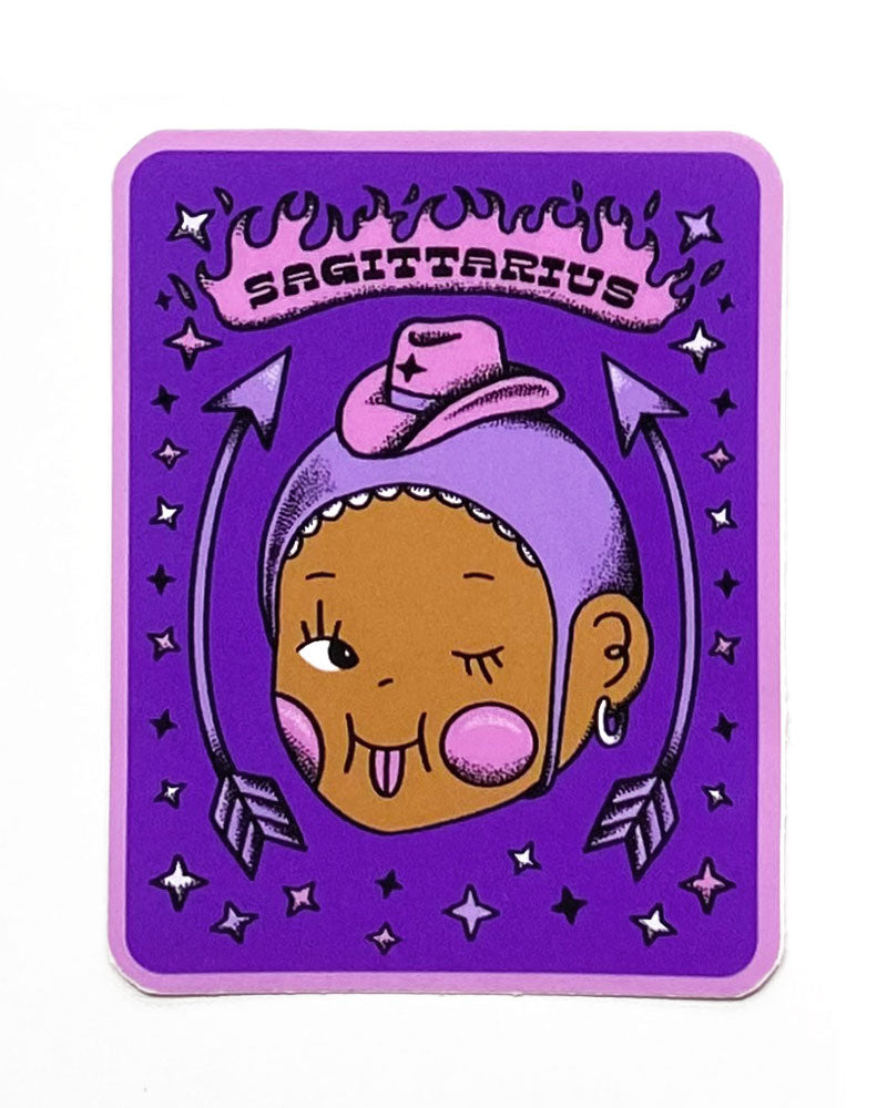 Sagittarius Baby Zodiac Sticker-Ren-O-Graphics-Strange Ways