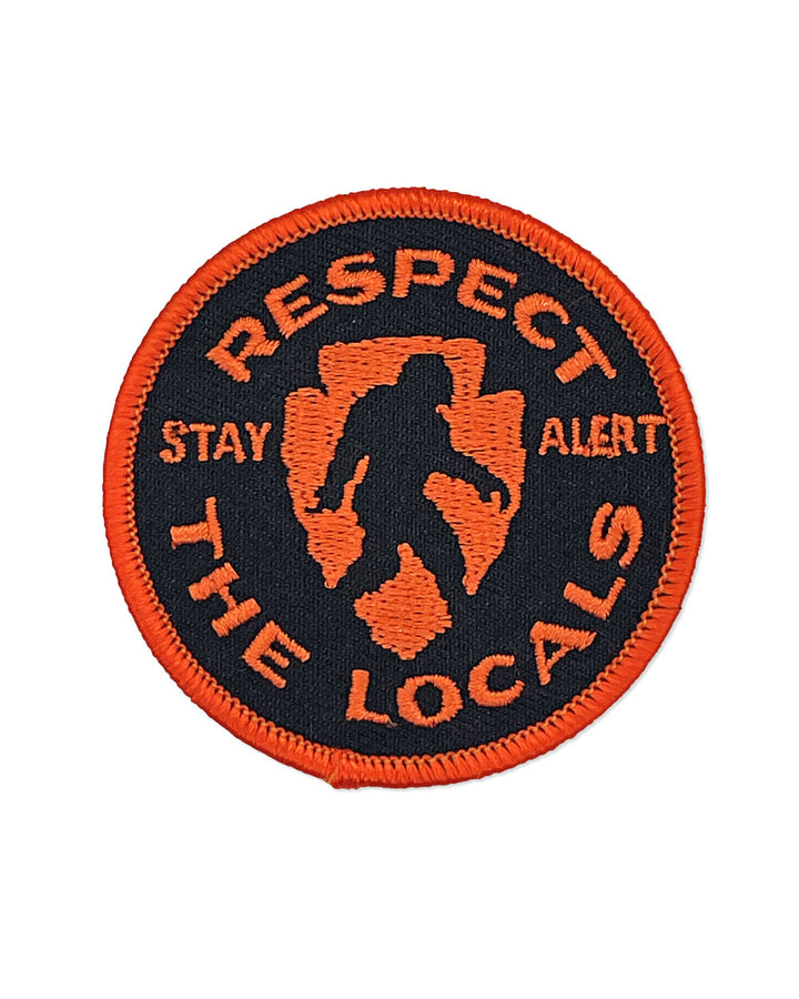 Respect The Locals Bigfoot Patch-Squatchy-Strange Ways