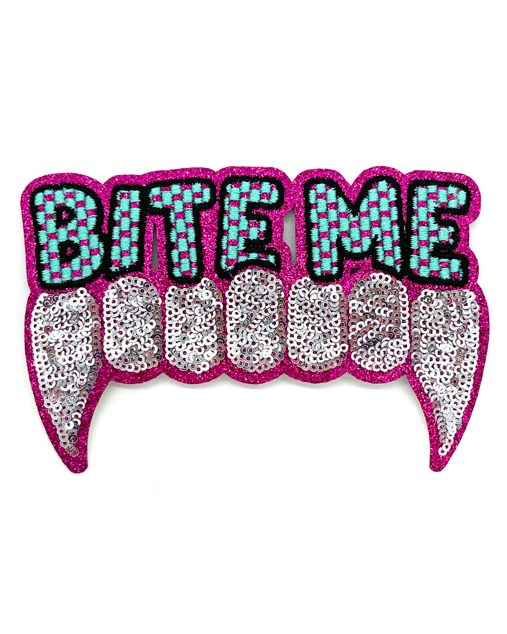 Bite Me Vampire Sequin Patch-ABLNco-Strange Ways