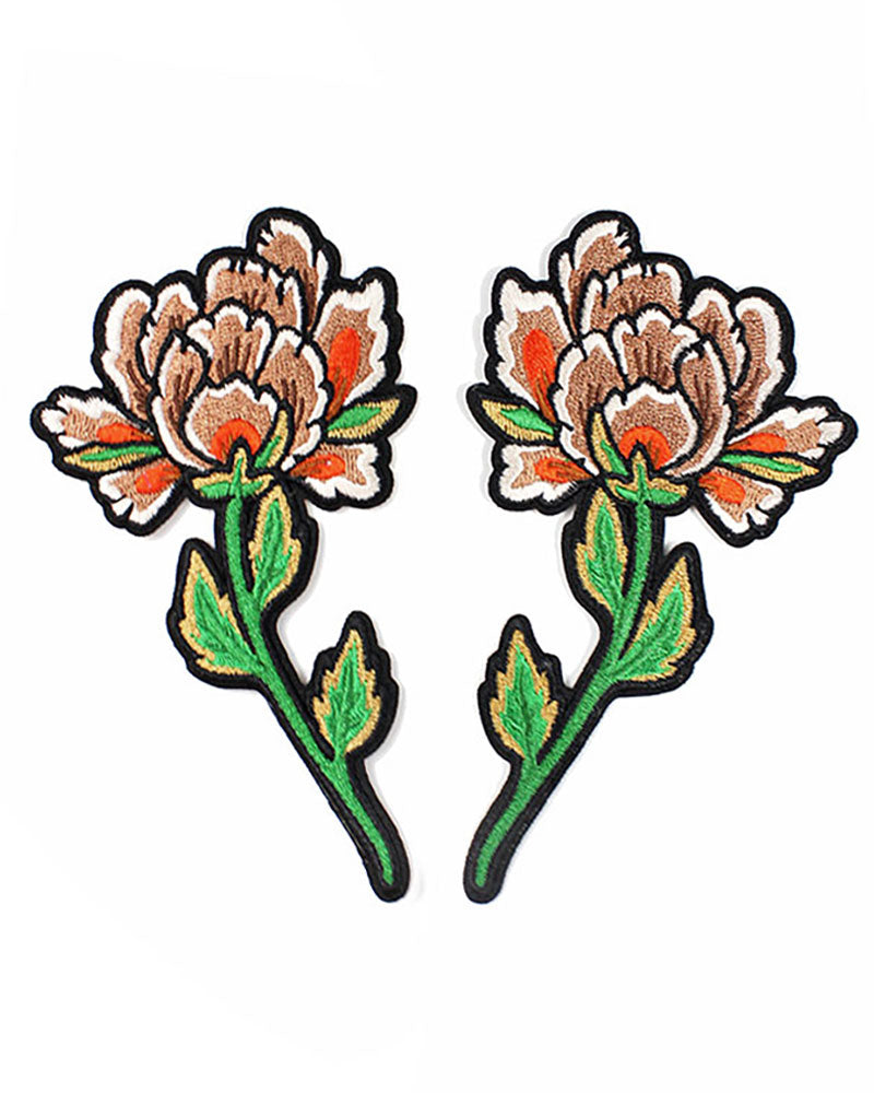 Peonies Sticky Patch Set (Limited Edition)-Stay Home Club-Strange Ways