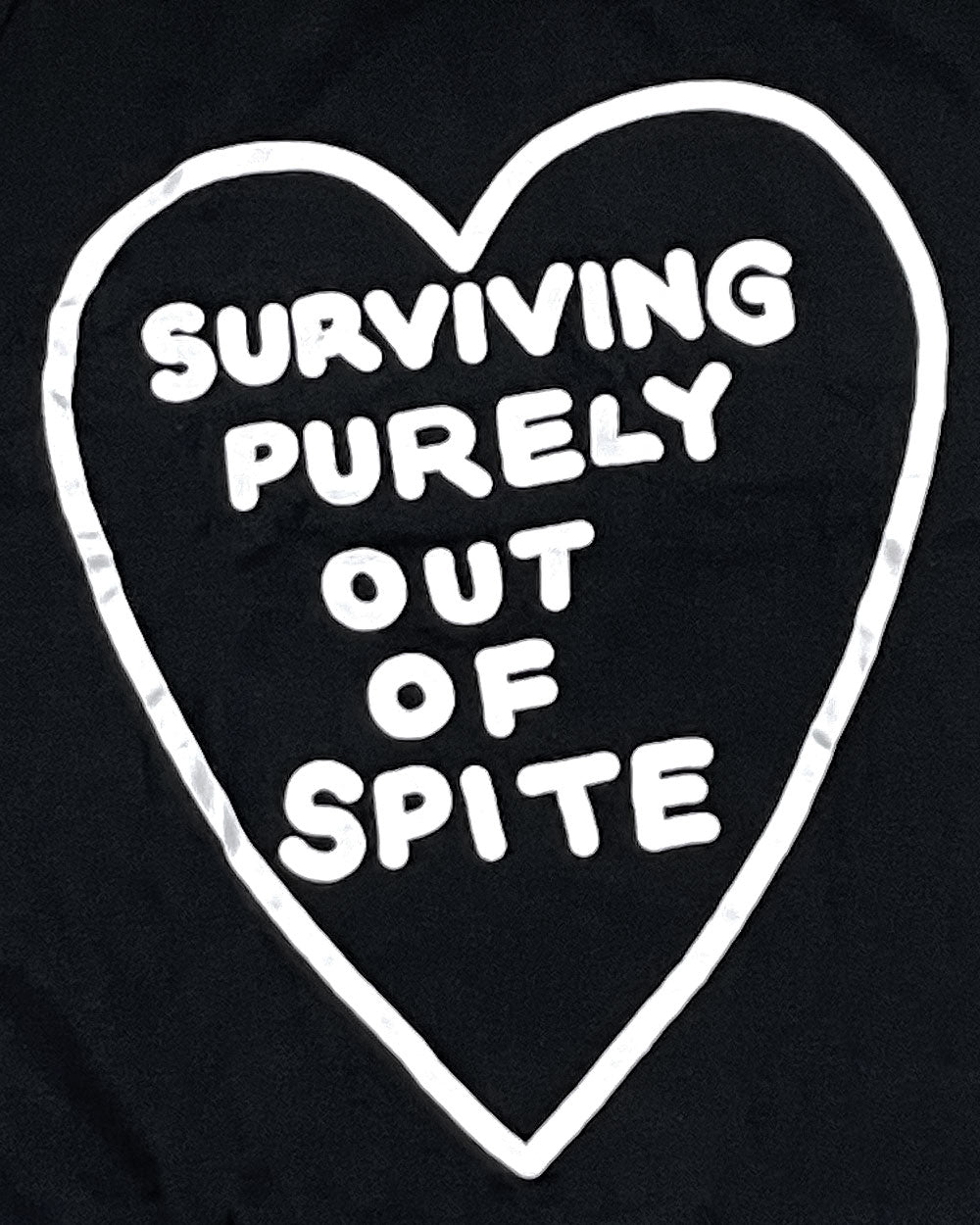 Surviving Purely Out Of Spite Heart Unisex Shirt-Wicked Clothes-Strange Ways
