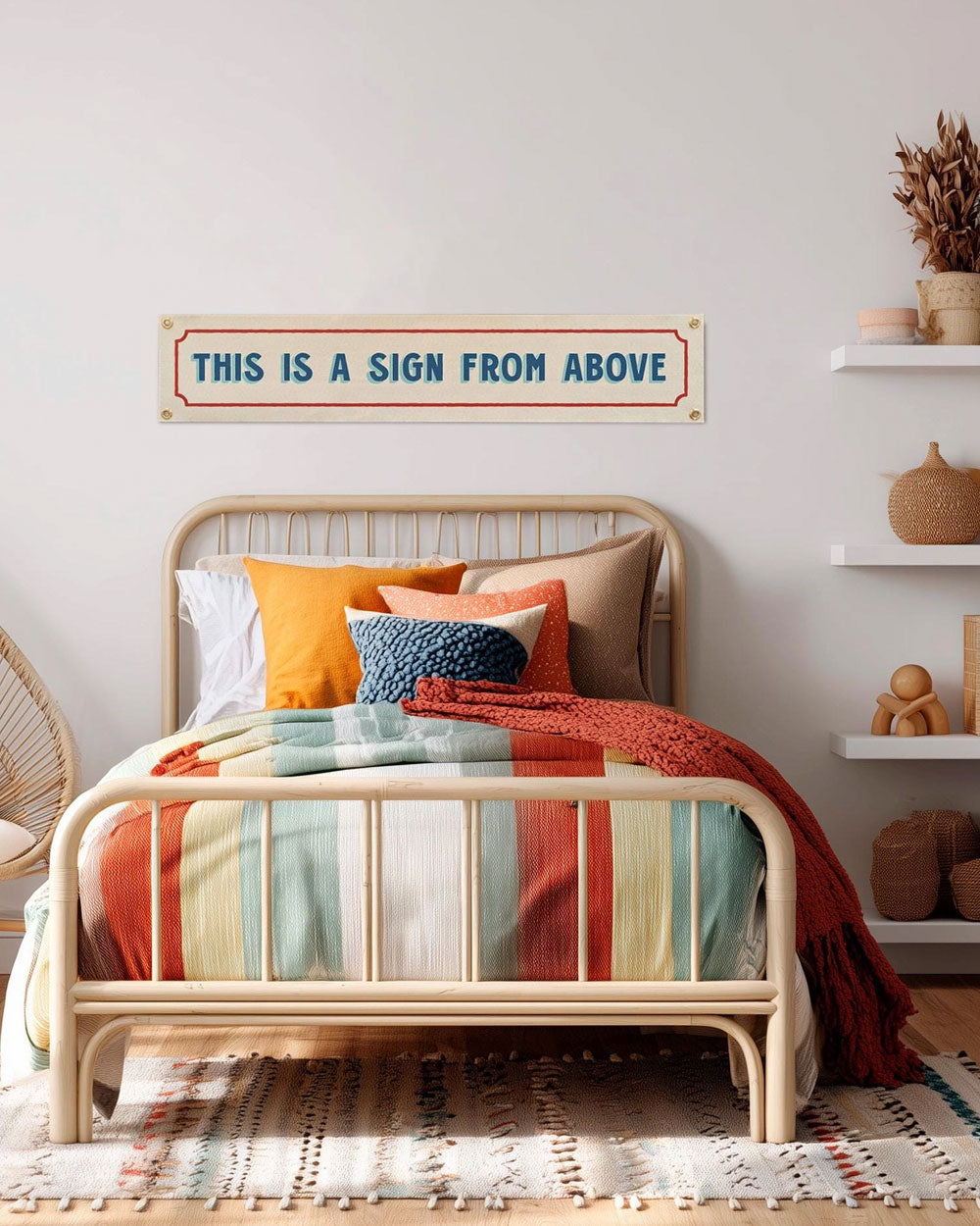 This Is A Sign From Above Felt Banner-Benoit's Design Co.-Strange Ways