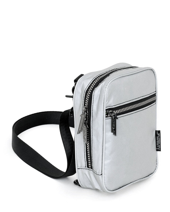 Reflective Silver Crossbody Sling Bag-Fydelity-Strange Ways