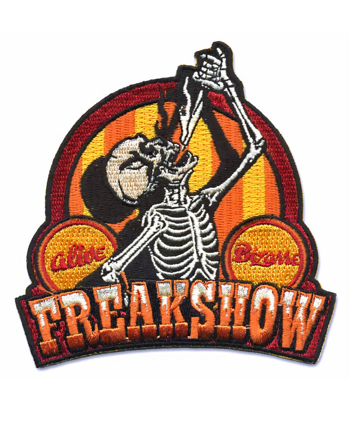 Freakshow Skeleton Large Patch-Retro-a-go-go!-Strange Ways