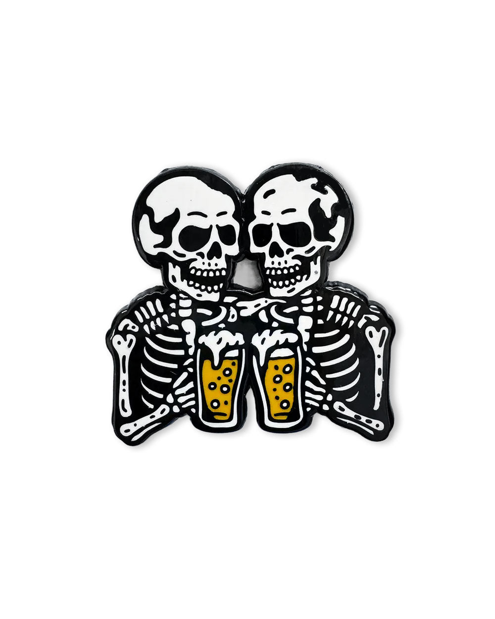 Skeleton Cheers Pin-Strike Gently Co.-Strange Ways