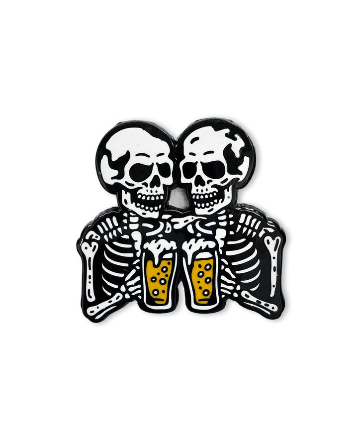 Skeleton Cheers Pin-Strike Gently Co.-Strange Ways